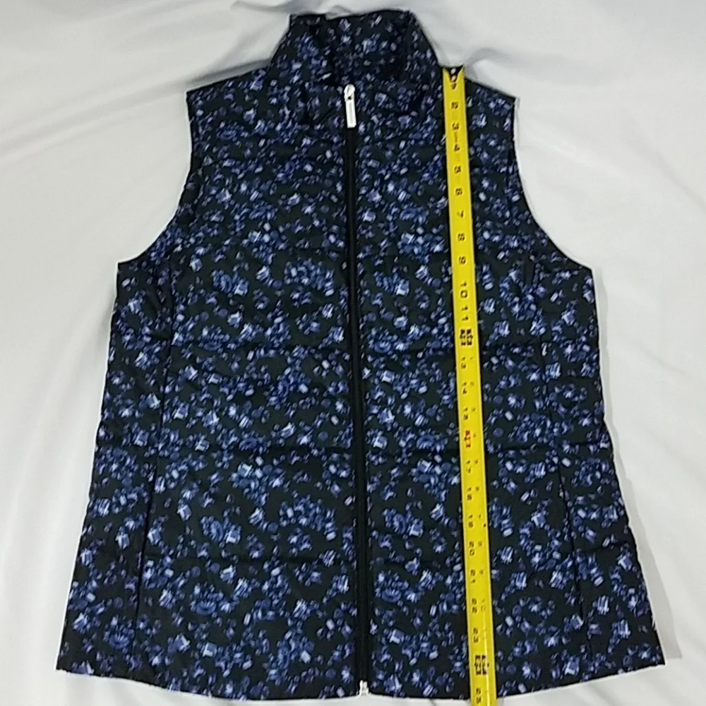 Michael Kors Gemstone Vest Blue M Nwt